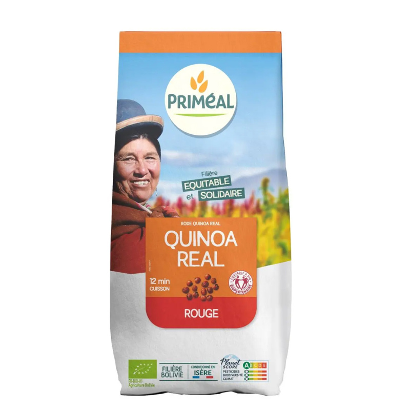 Quinoa rosie cerificata bio 500g