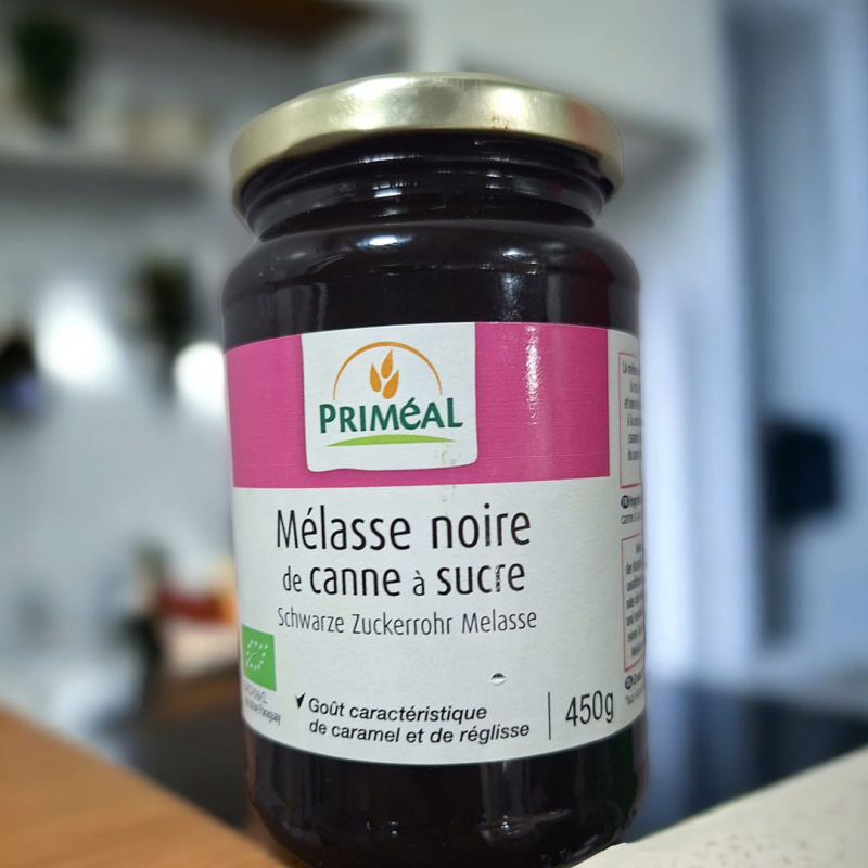 Melasa neagra bio din trestie de zahar 450g Primeal - imagine 2