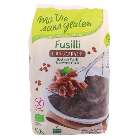 Fusilli cu hrisca fara gluten 500g