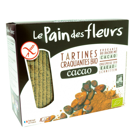 Paine fara gluten crocanta cu cacao