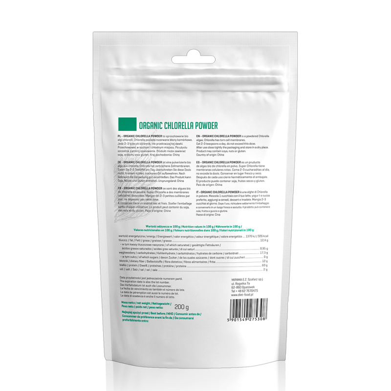 Chlorella pulbere bio 200g