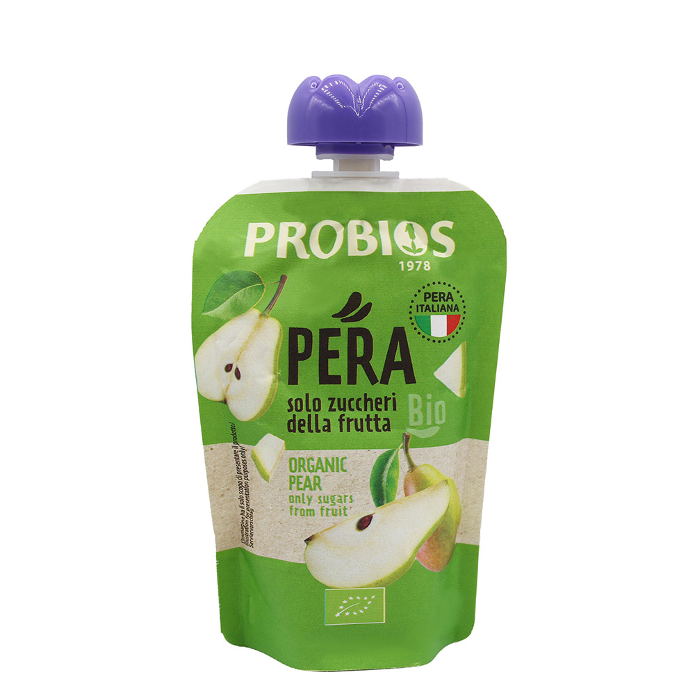 Piure de fructe fara zahar - pere bio 100g