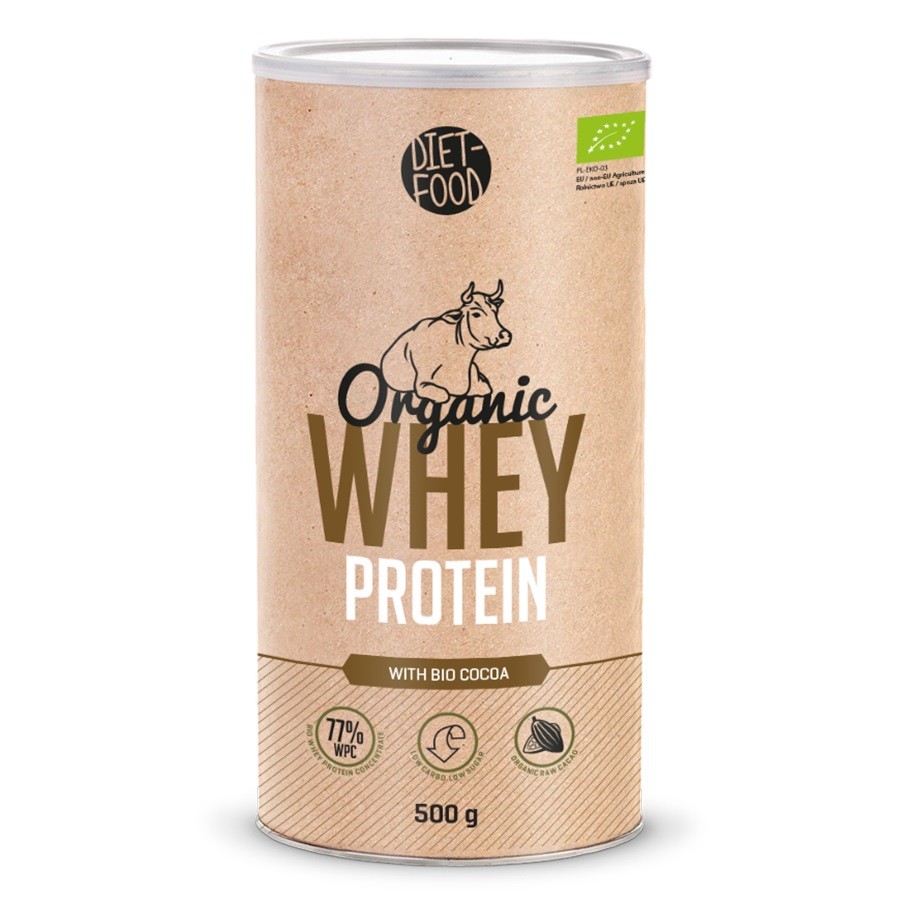 Bio Proteina din zer+cacao+stevia 500g