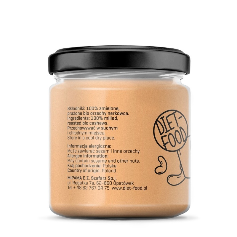 Crema de nuci caju bio 200g