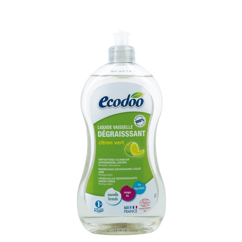 Detergent bio vase ultradegresant cu otet si lamaie verde 500ml