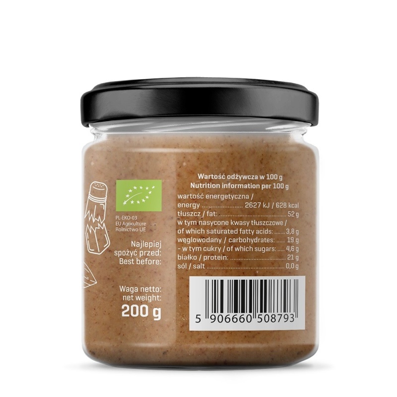 Crema de migdale intregi bio 200g