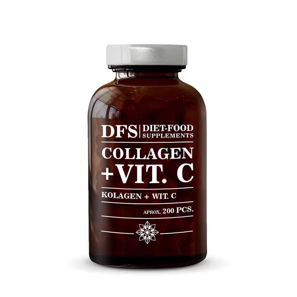 Colagen +Vit.C - 200 capsule x 300mg - 60g