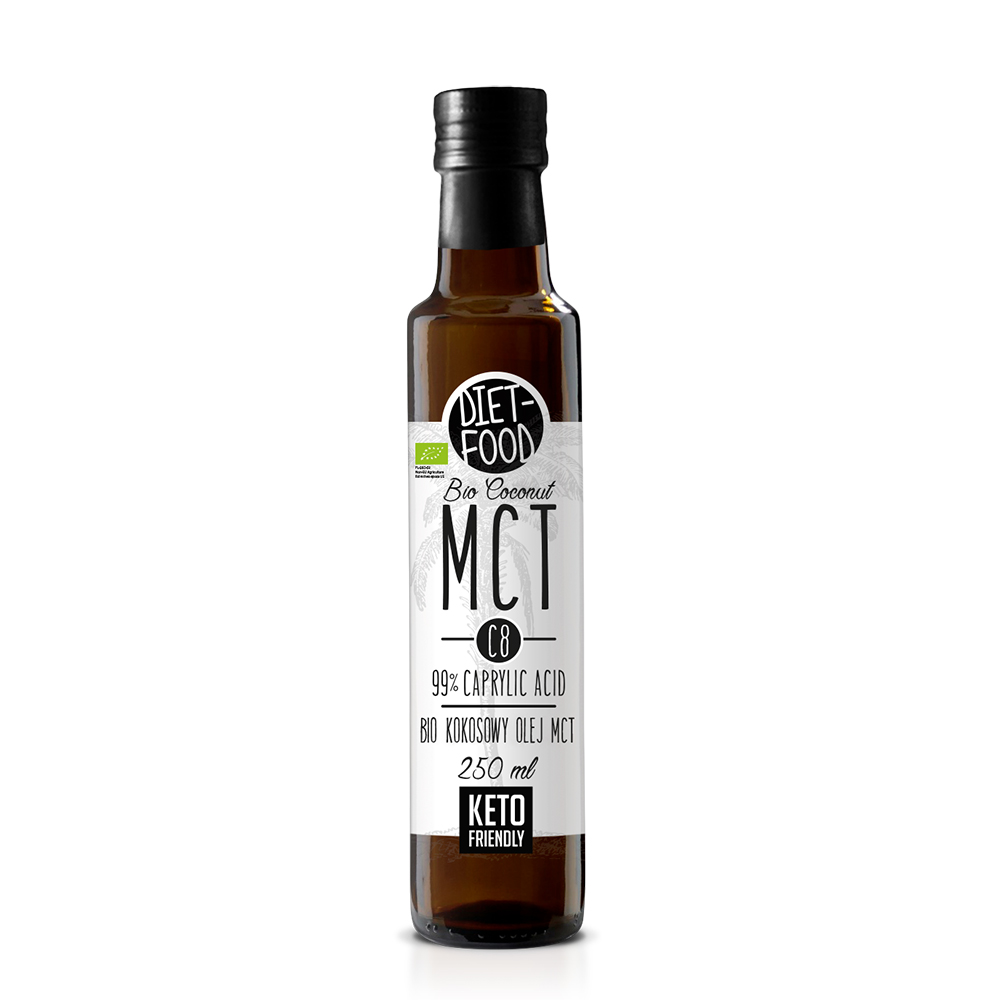 Ulei de Cocos MCT C8 Bio 250ml Diet-Food - 99% Acid Caprilic