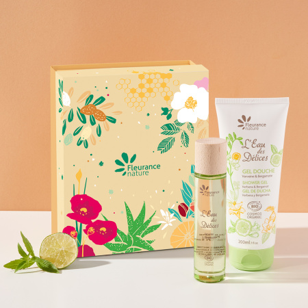 Set cadou cosmetice bio verbina si bergamota