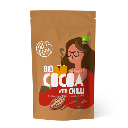 Ciocolata calda vegana, bio, cu chilli