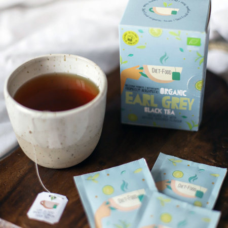 Ceai negru bio Earl Grey 20 pliculețe