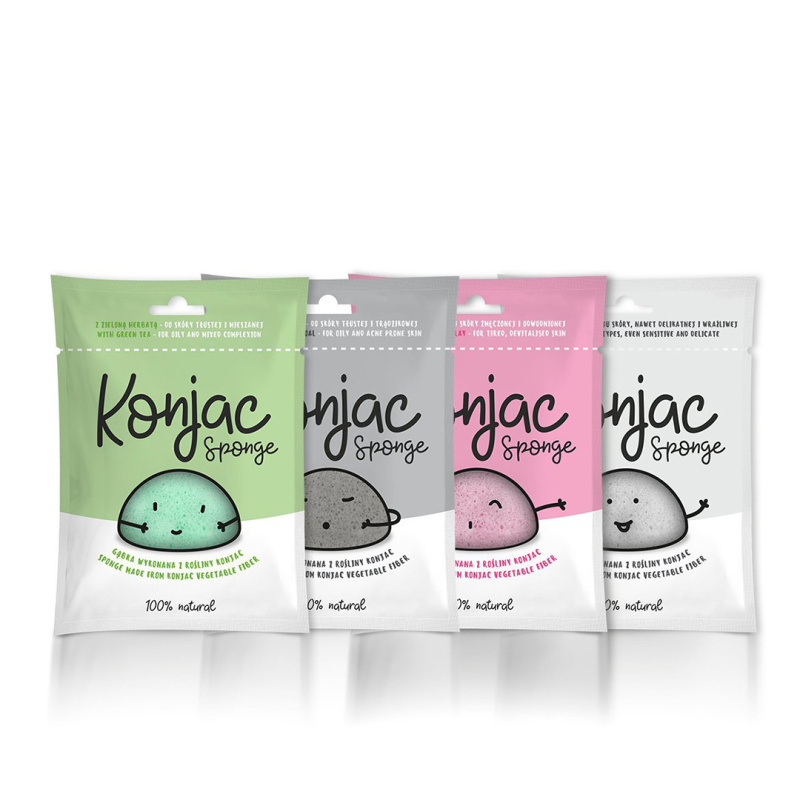 Burete konjac natural