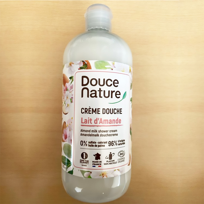 Gel de dus natural cu lapte de migdale 500ml certificat bio