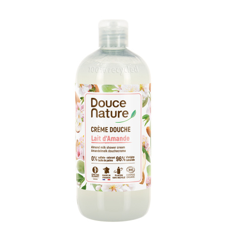 Gel de dus natural, certificat bio 500ml - cu lapte de migdale