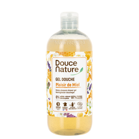 Gel de dus natural cu miere 500ml – certificat bio