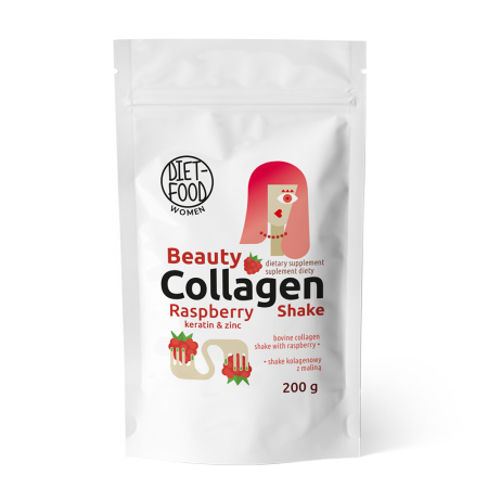 Beauty colagen shake cu zmeura