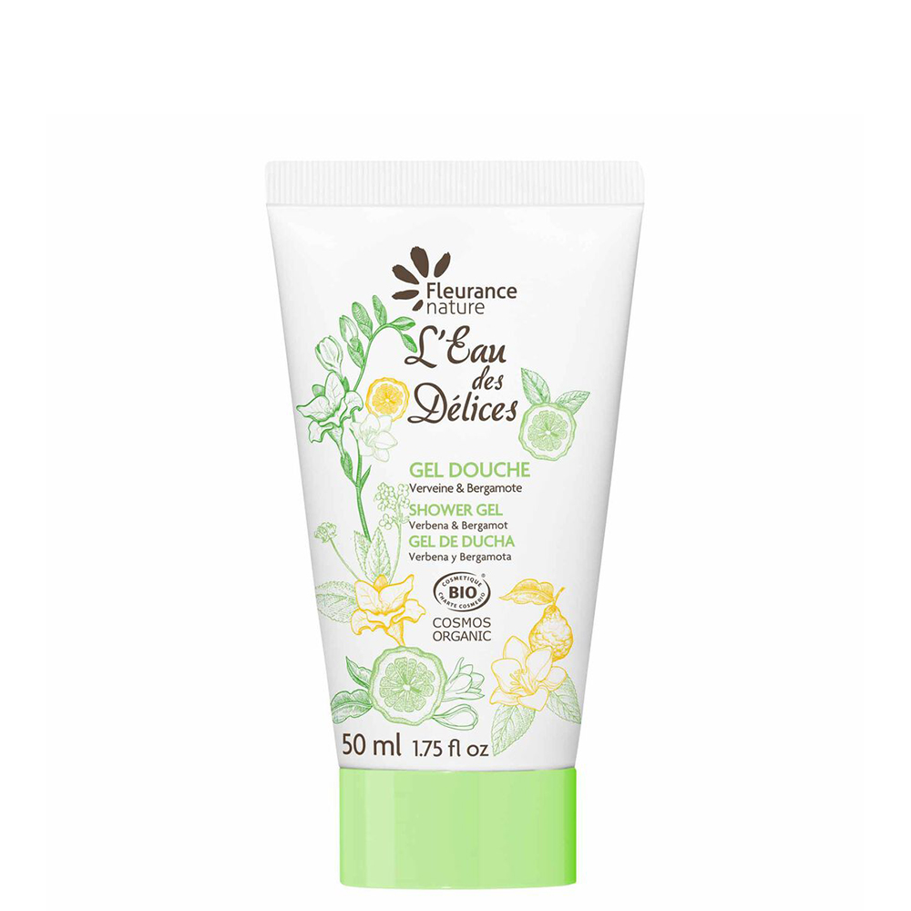 Gel de dus natural, certificat bio, format travel