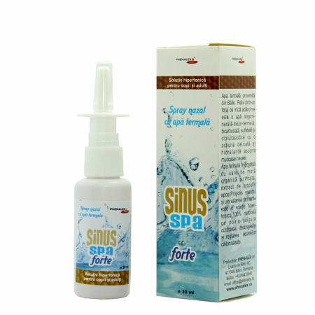 Spray nazal hipertonic cu apa termala Sinus Spa Forte 30ml